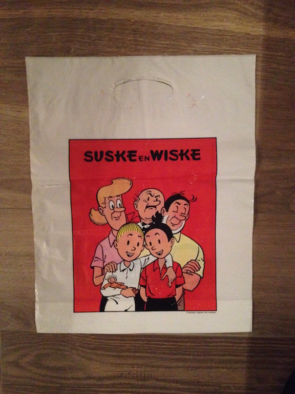 Oude plastic tas van S&W Weekblad (1994)